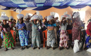 Widows with their Gift Items at The 2021 Widows and Orphans Christmas Shower
