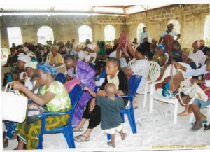 A Cross-Section of Widows With Their Gift Items