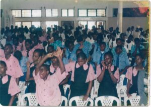 A Cross-Section of Students from 15 Colleges At Our Seminar in Lagos 2002.
